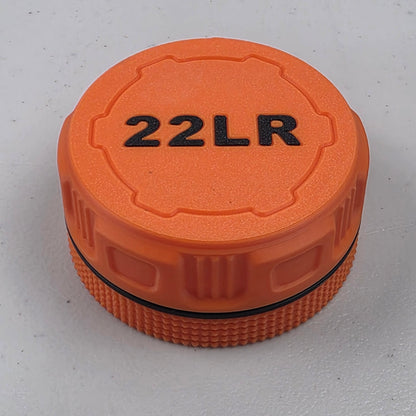 22 LR Mini Ammo Storage Case Container 55 Rounds with Screw On Lid - 1 Pack
