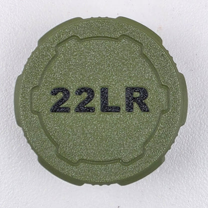 22 LR Mini Ammo Storage Case Container 55 Rounds with Screw On Lid - 1 Pack